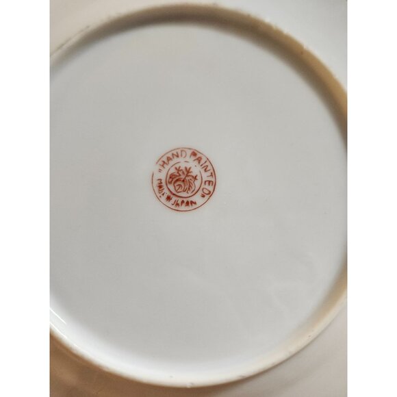 5- Pastel Lustreware Handpainted in Japan 7" Vintage Lunch Plates - Picture 10 of 13